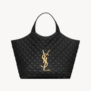 Saint Laurent 생로랑 퀼팅 맥시 쇼핑백 토트백 698651