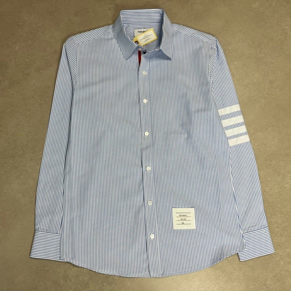 THOM BROWNE 톰브라운 스트라이프 사선 셔츠