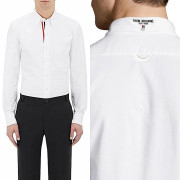 THOM BROWNE 톰브라운 옥스포드 깃로고 셔츠