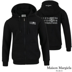 MAISON MARGIELA 메종마르지엘라 넘버 로고 후드집업