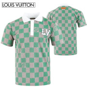 LOUIS VUITTON 루이비통 자수 전판 나염 카라 반팔티 2COLOR