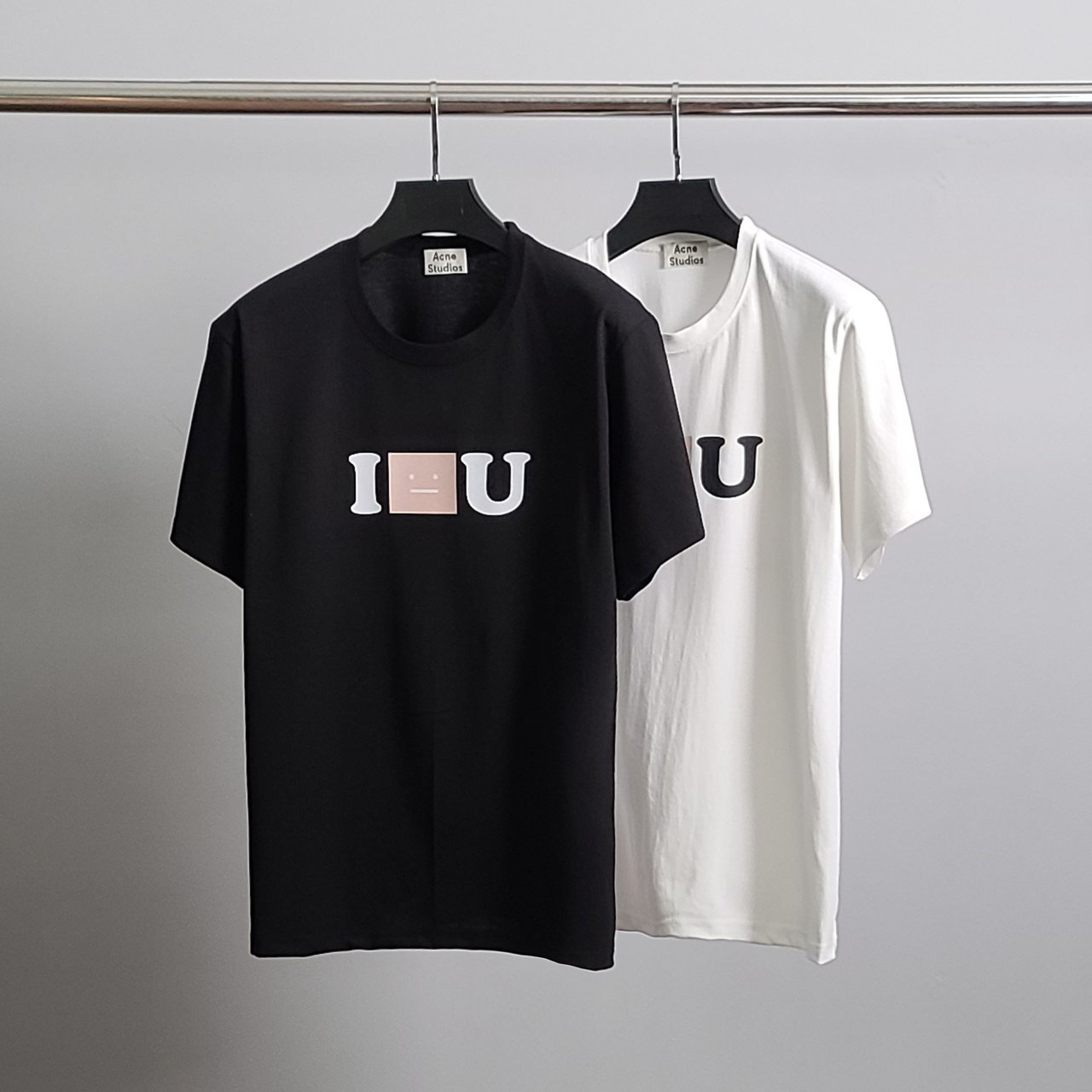 ACNE STUDIOS 아크네스튜디오 아이페이스유 코튼 반팔티