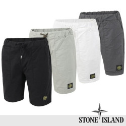 STONE ISLAND 스톤아일랜드 크림 반바지