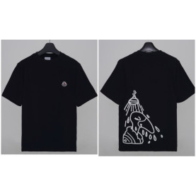 ●6월 판매 4위●  MONCLER 몽클레어 고무패치 자수반팔 2COLOR