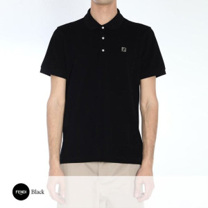 FENDI 펜디 메탈 FF 카라 PK 티셔츠