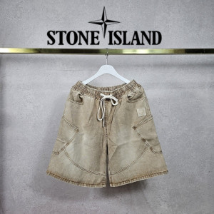 STONE ISLAND 스톤아일랜드 사선 PK 피그먼트 하프 밴딩 2COLOR