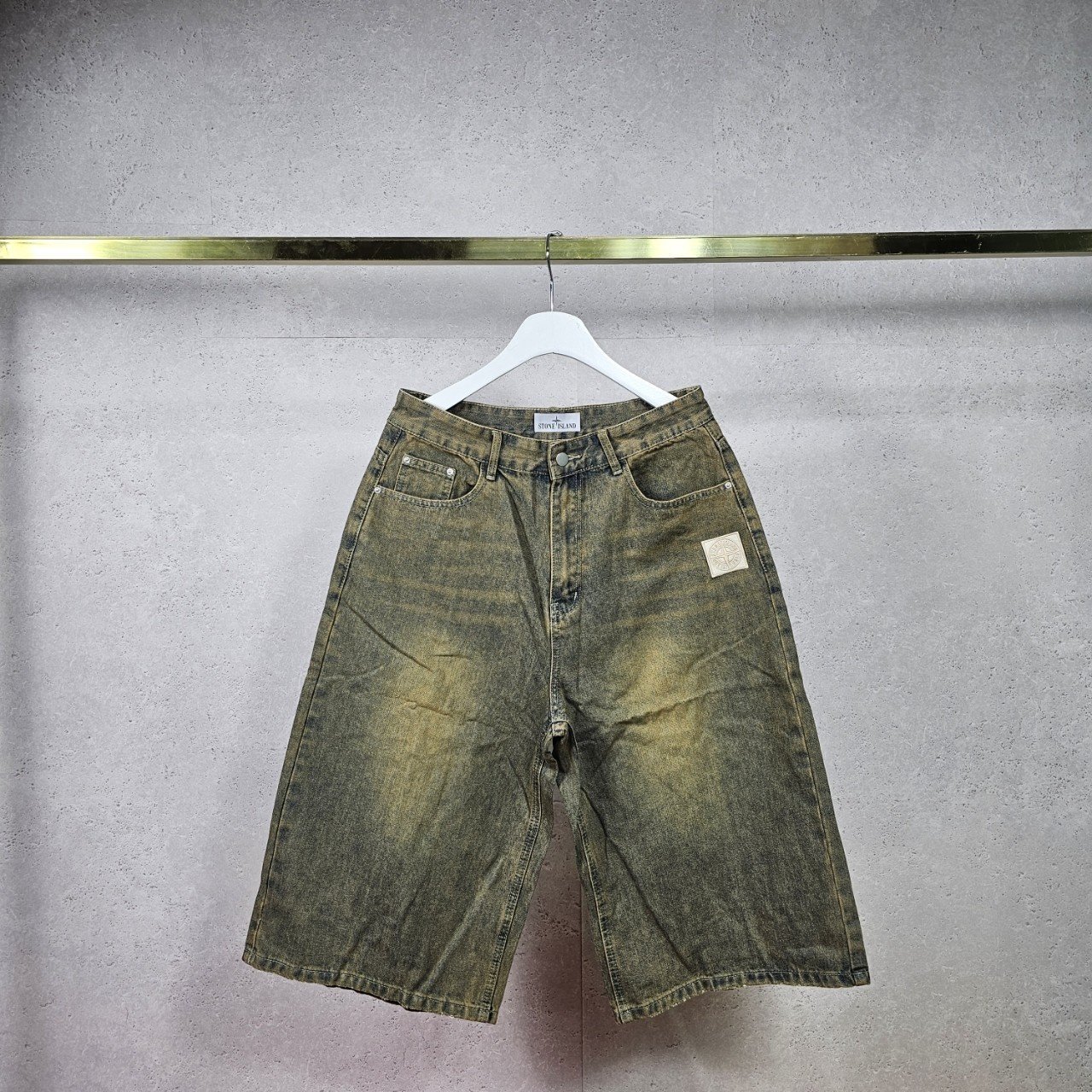 STONE ISLAND 스톤아일랜드 샌디 버뮤다 데님 팬츠 2COLOR