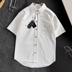 CHROME HEARTS 크롬하츠 크로스 포켓 반팔 셔츠
