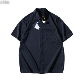LOUIS VUITTON 루이비통 포켓 모노그램 반팔 셔츠