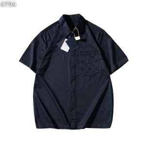 LOUIS VUITTON 루이비통 포켓 모노그램 반팔 셔츠