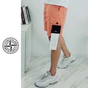 STONE ISLAND 스톤아일랜드 오리지널 린넨 카고 팬츠