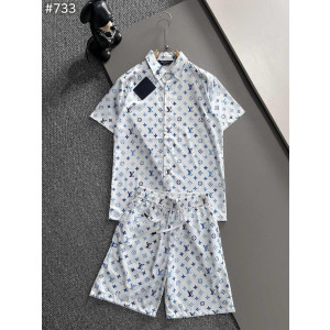 LOUIS VUITTON 루이비통 모노그램 반팔 셔츠 & 팬츠 세트