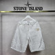 STONE ISLAND 스톤아랜드 핸드워싱 버뮤다 데님팬츠