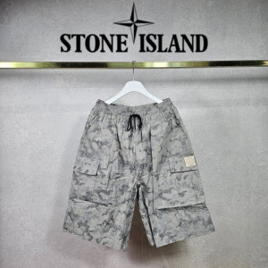 STONE ISLAND 스톤아랜드 카모 카고 버뮤다 밴딩 팬츠 2COLOR