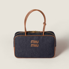 MIUMIU 미우미우 보 데님백 5BB163