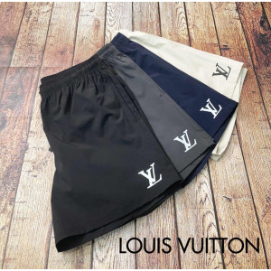 LOUIS VUITTON 루이비통 스퀘어 플레이트 쿨 스트레치 스판 하프 숏 팬츠