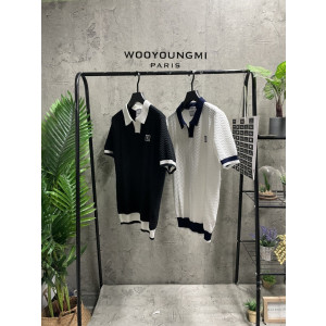 ●9월 판매 17위● WOOYOUNGMI 우영미 배색 카라 니트