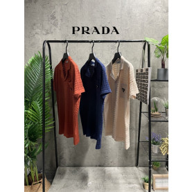 PRADA 프라다 매쉬포켓 가디건