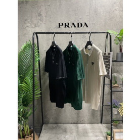 PRADA 프라다 스티치 카라 니트