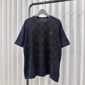 LOUIS VUITTON 루이비통 다미에 프렌치 테리 코튼 티셔츠