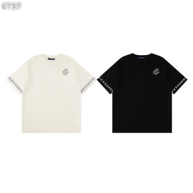 LOUIS VUITTON 루이비통 시그니처 코튼 슬리브드 크루넥 2COLOR