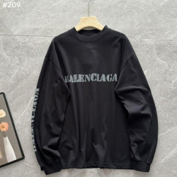 BALENCIAGA 발렌시아가 스텐실 타입 루즈핏 긴팔티셔츠