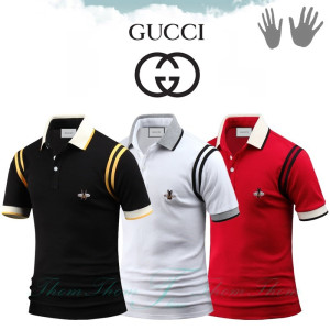 GUCCI 구찌 테이프 벌 반팔 카라티