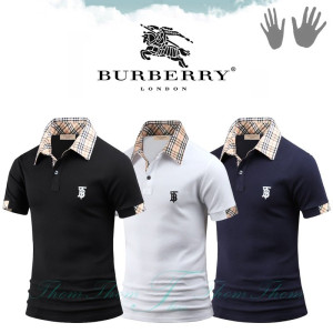 BURBERRY 버버리 BT자수 반팔 카라티