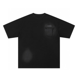 MAISON MARGIELA 메종마르지엘라 빈티지워싱 자수 반팔티