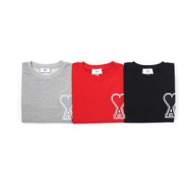 AMI 아미 스티치 하트 맨투맨 3COLOR