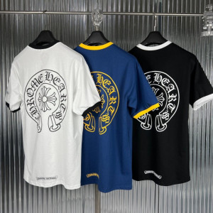 CHROME HEARTS 크롬하츠 링거 배색 반팔 3COLOR