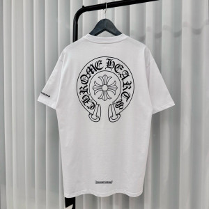 CHROME HEARTS 크롬하츠 홀스슈 포켓 로고 반팔 티셔츠 2COLOR
