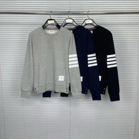 THOM BROWNE 톰브라운 사선완장 시그니쳐 코튼 맨투맨 3COLOR