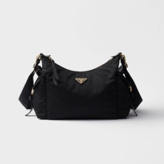 PRADA 프라다 익스플로어 라지 리나일론 및 가죽 핸드백 1BC264