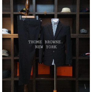THOM BROWNE 톰브라운 블랙 모던 로아 슈트 셋트