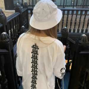 CHROME HEARTS 크롬하츠 로고 라운드 티셔츠 2COLOR