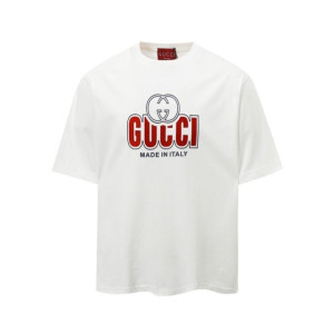 GUCCI 구찌 메인 레더로고  반팔 2COLOR
