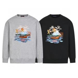 LOUIS VUITTON 루이비통 엠브로이 자수 맨투맨 2COLOR