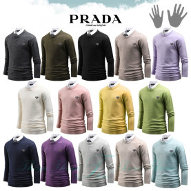 PRADA 프라다 울캐시 라이크 니트