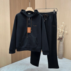 LOROPIANA 로로피아나 후드 셋업 4COLOR