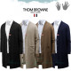 THOM BROWNE 톰브라운 빅 오버핏 롱가디건