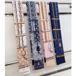 LOUIS VUITTON 루이비통 뉴 체인 실크 방도