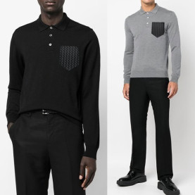 BOTTEGA VENETA 보테가베네타 레더포켓 카라니트 3COLOR