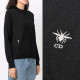 DIOR 디올 꿀벌자수 라운드 니트