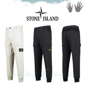 STONE ISLAND 스톤아일랜드 사이드 밴드 요코 디테일 카고 팬츠