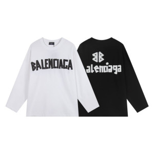 BALENCIAGA 발렌시아가 테이프 로고 티셔츠