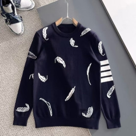 THOM BROWNE 톰브라운 깃털자수 니트 3COLOR