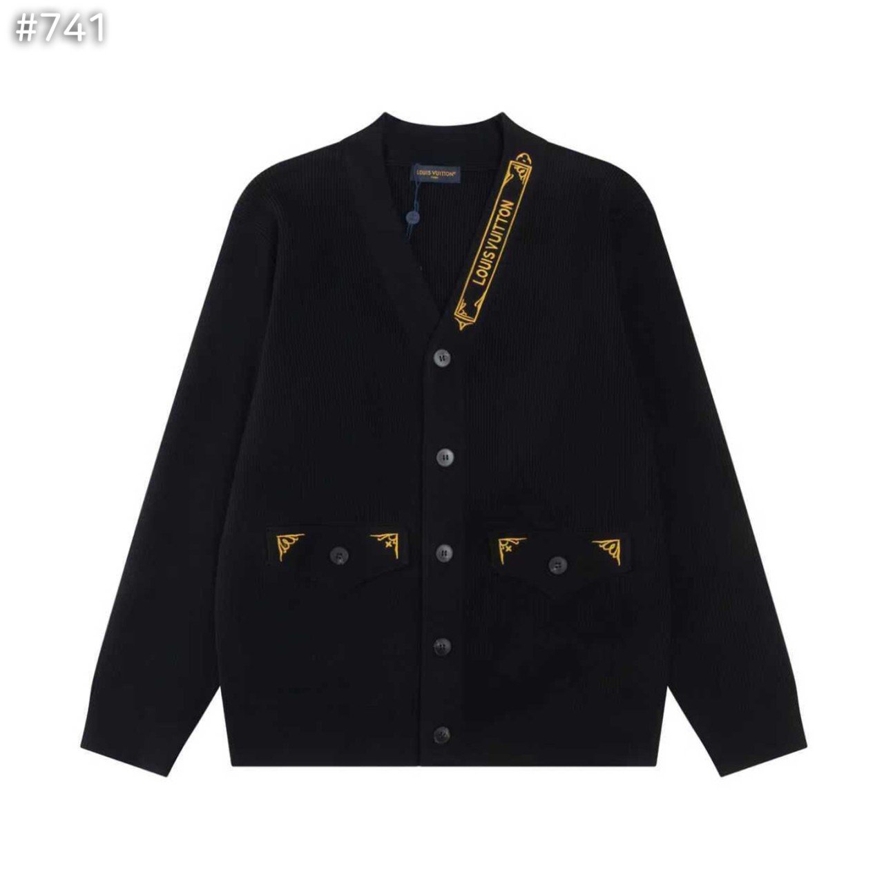 LOUIS VUITTON 루이비통 엠브로이더드 시그니처 가디건