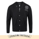 CHROME HEARTS 크롬하츠 실버 스티치 말굽 울 가디건
