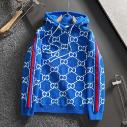 GUCCI 구찌 자카드 후드 니트